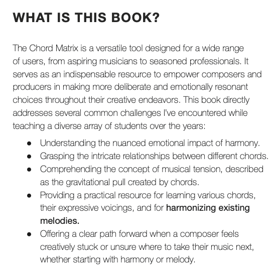 Chord Matrix Page preview